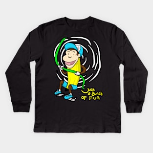 funny Kids Long Sleeve T-Shirt